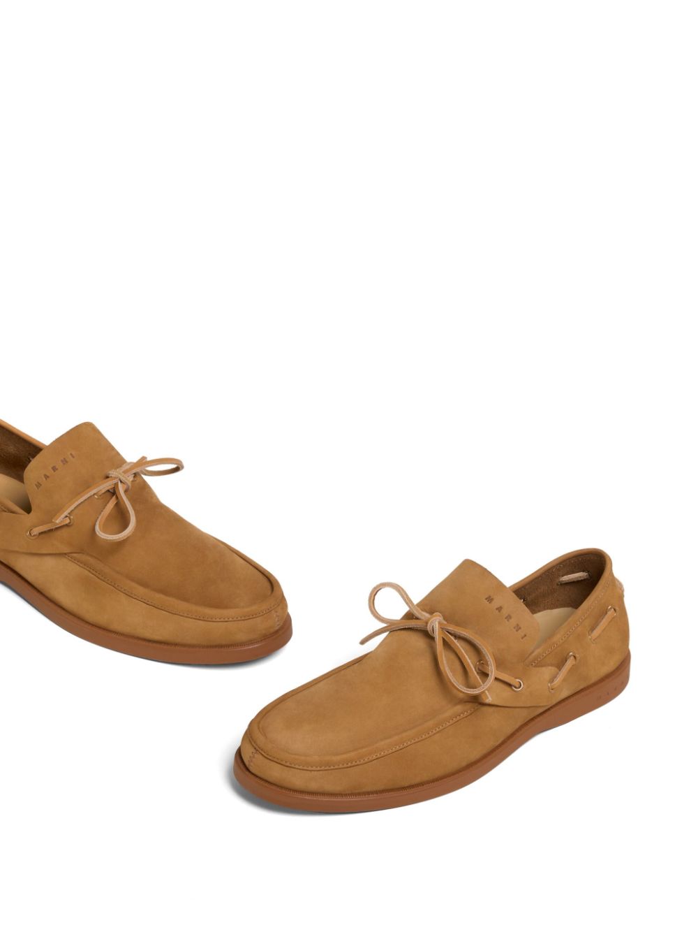 Mocassini con decorazioni in marrone Marni - uomo 