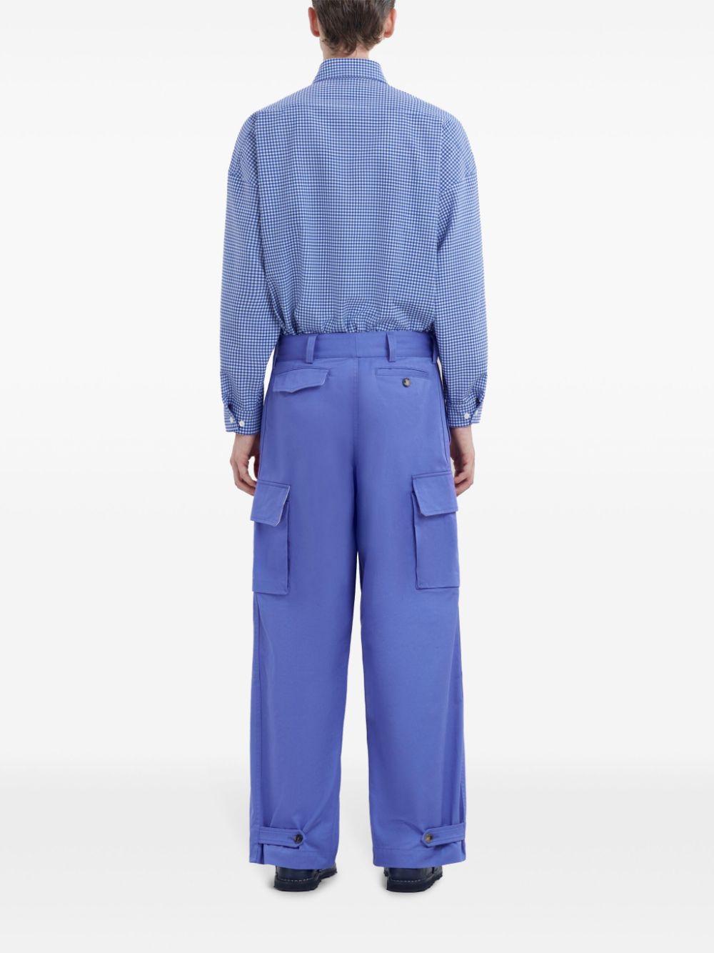 Pantaloni cargo con tasche in blu Marni - uomo 