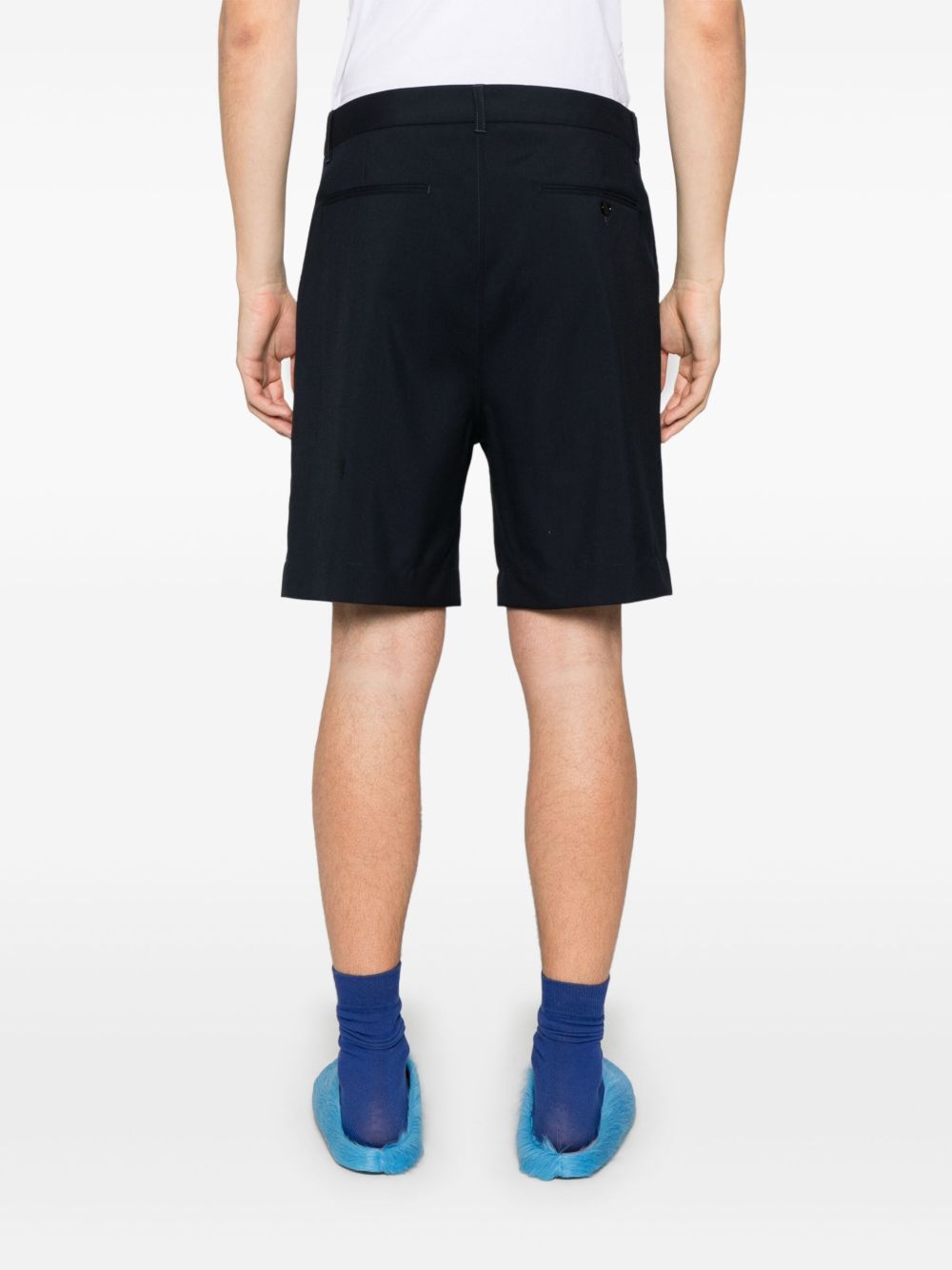Bermuda in lana in nero Marni - uomo 