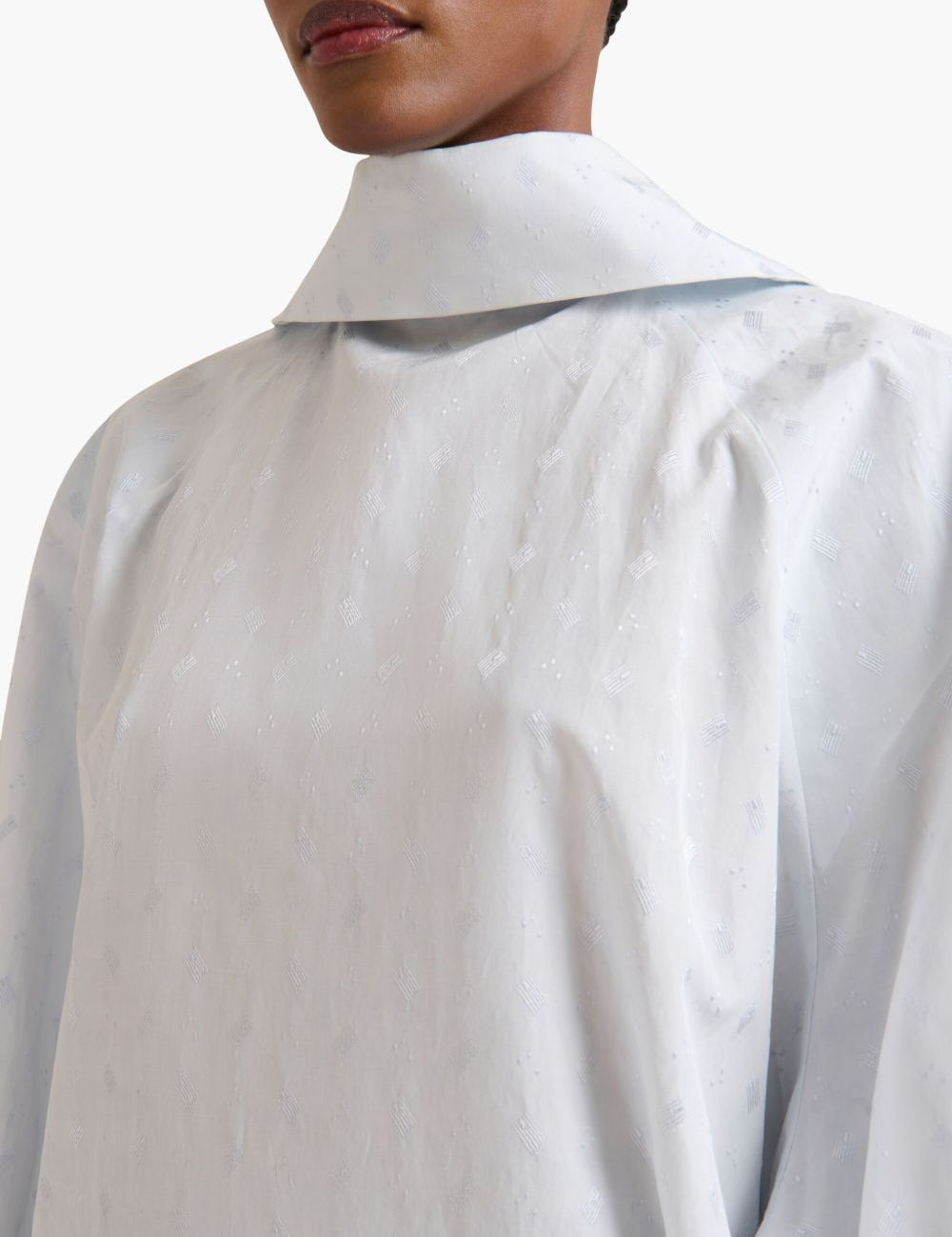 Blusa a collo alto in celeste Marni - donna 