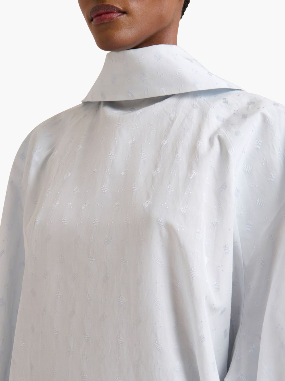 Blusa a collo alto in celeste Marni - donna 