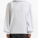 Blusa a collo alto in celeste Marni - donna 