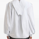 Blusa a collo alto in celeste Marni - donna 