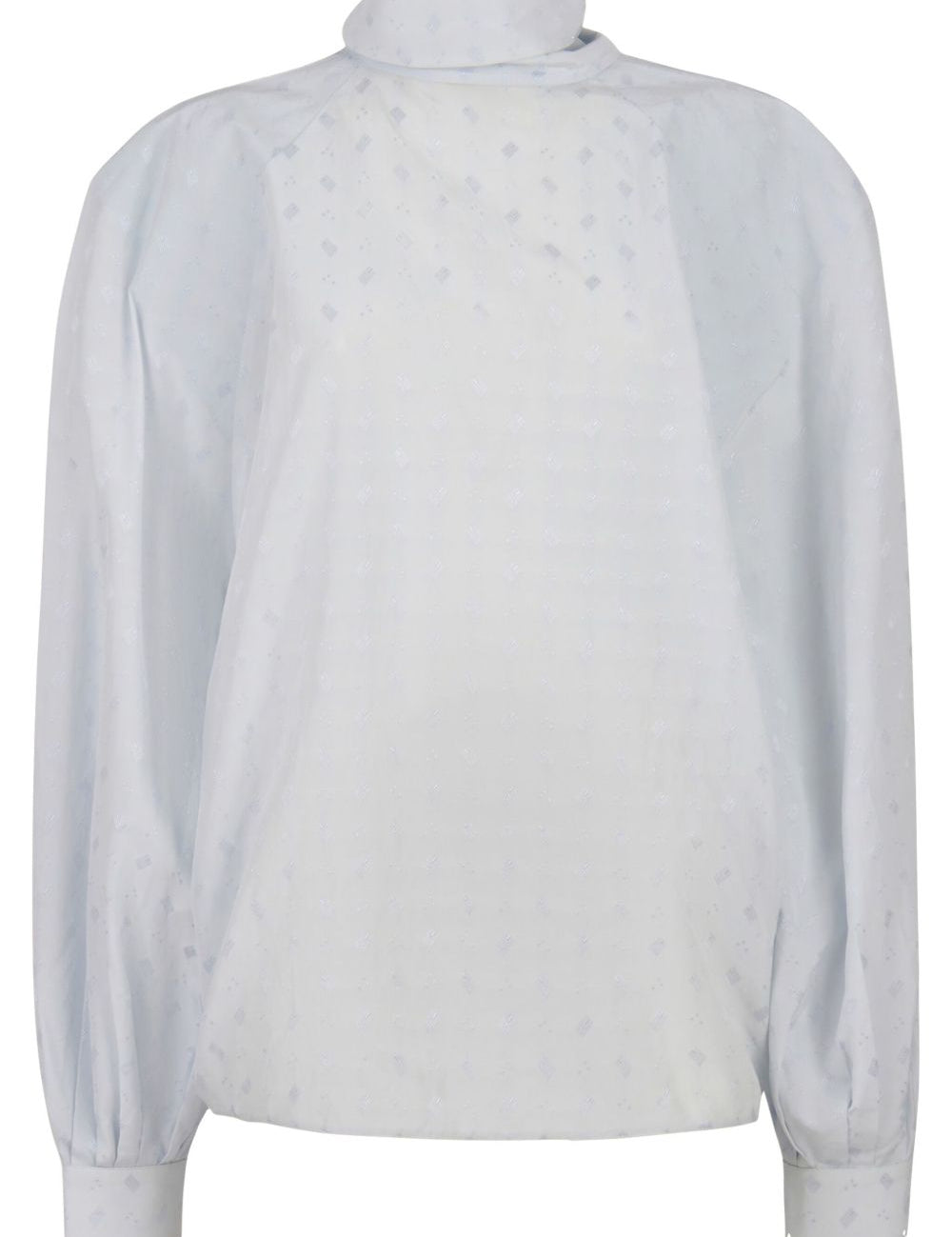 Blusa a collo alto in celeste Marni - donna 