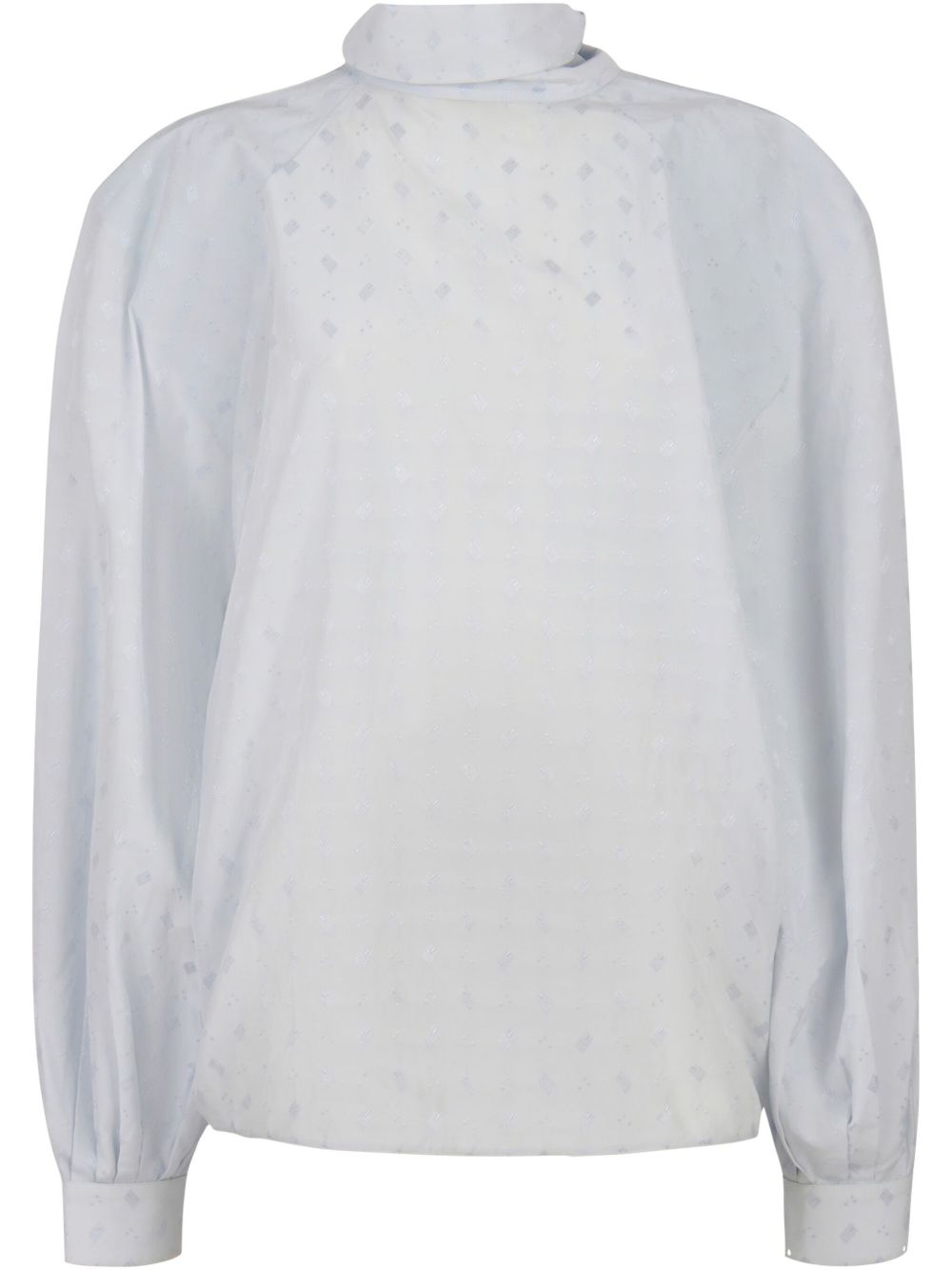 Blusa a collo alto in celeste Marni - donna 