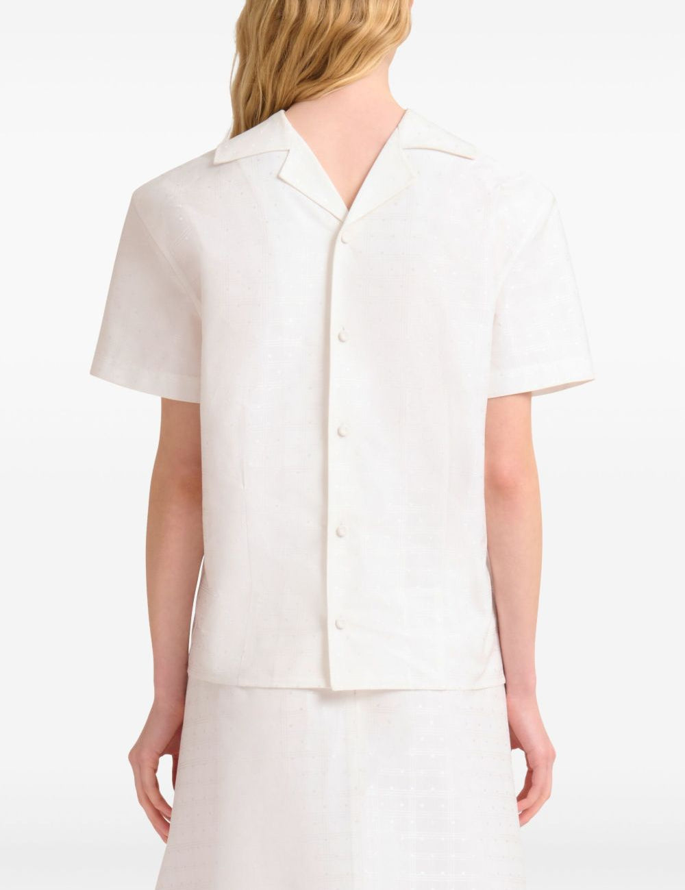 Camicia con colletto alla francese in bianco Marni - donna 