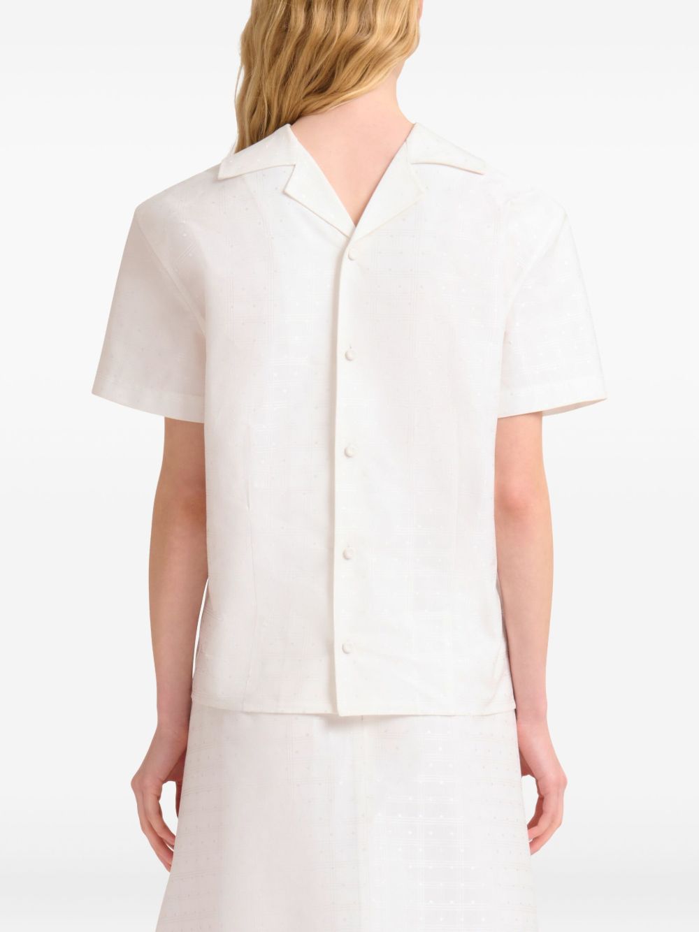 Camicia con colletto alla francese in bianco Marni - donna 