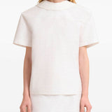 Camicia con colletto alla francese in bianco Marni - donna 