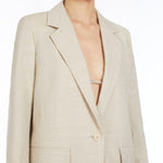 Blazer monopetto acacia in beige Maxmara - donna 