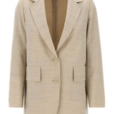Blazer monopetto acacia in beige Maxmara - donna 