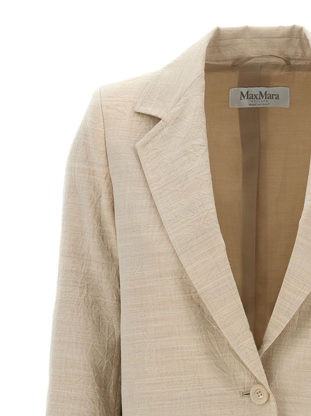 Blazer monopetto acacia in beige Maxmara - donna 
