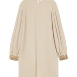 Blusa con ricami quadro in beige Maxmara -donna 