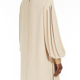 Blusa con ricami quadro in beige Maxmara -donna 