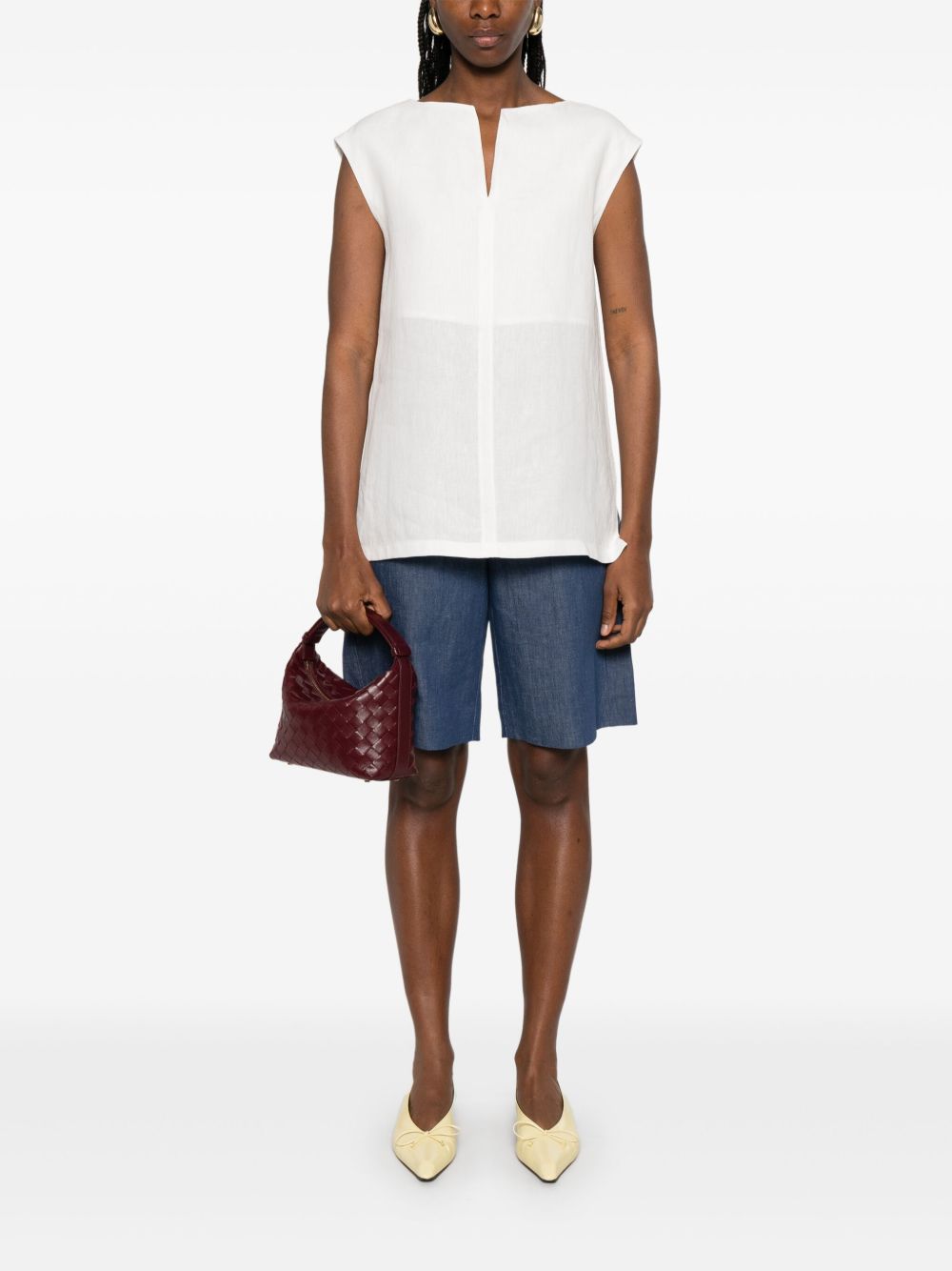 Top Colimbo in bianco Maxmara - donna 