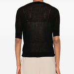 Top semi-trasparente negelia in nero Maxmara - donna 