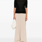 Top semi-trasparente negelia in nero Maxmara - donna 