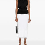 Gonna midi a matita album in bianco Maxmara - donna 