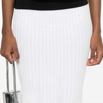 Gonna midi a matita album in bianco Maxmara - donna 