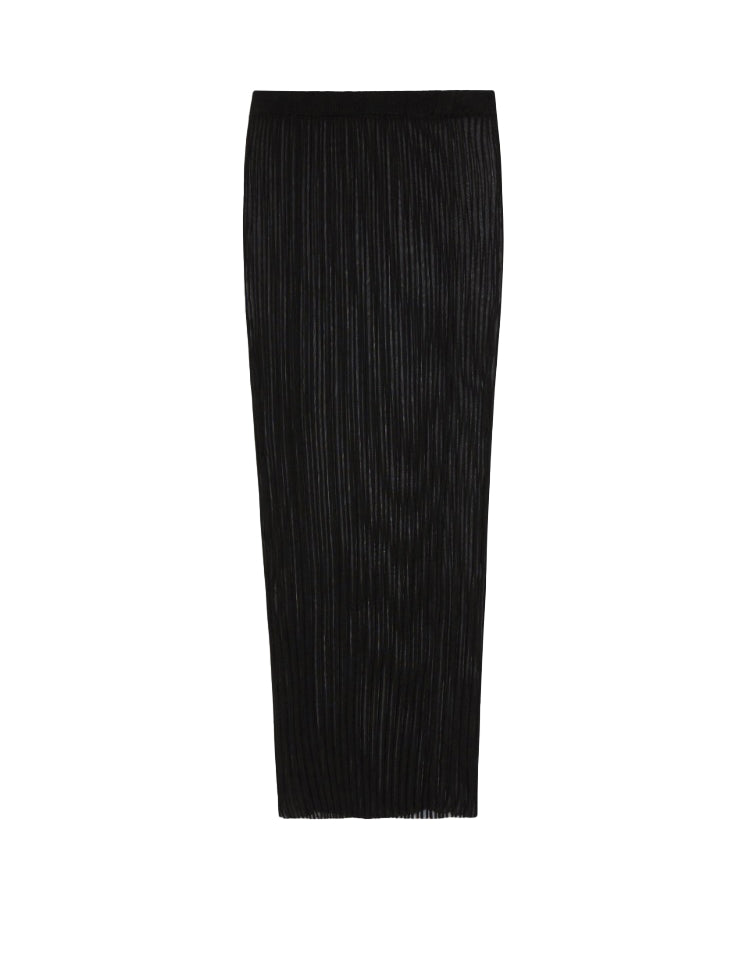 Gonna in maglia trasparente album in nero Maxmara - donna 