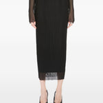 Gonna in maglia trasparente album in nero Maxmara - donna 