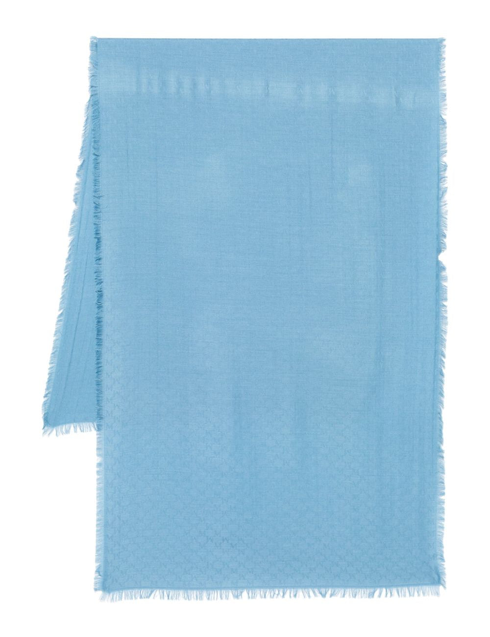 Stola con stampa monogramma umes in celeste Maxmara - donna 