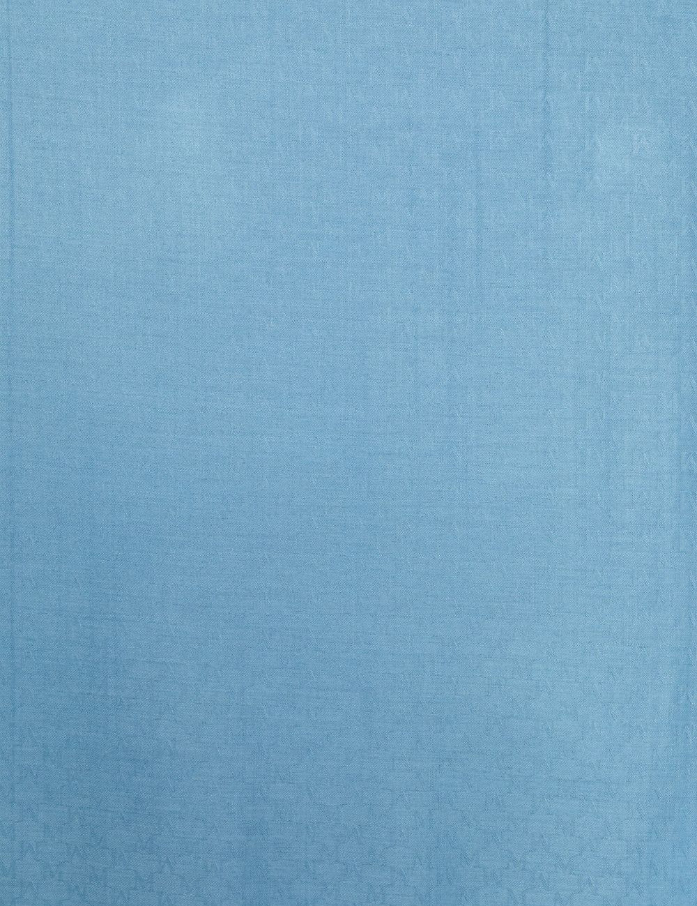 Stola con stampa monogramma umes in celeste Maxmara - donna 