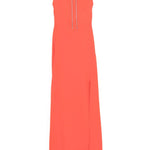 Abito con dettaglio a catena creso in rosso Maxmara pianoforte - donna 