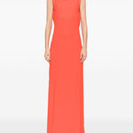 Abito con dettaglio a catena creso in rosso Maxmara pianoforte - donna 