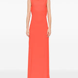 Abito con dettaglio a catena creso in rosso Maxmara pianoforte - donna 