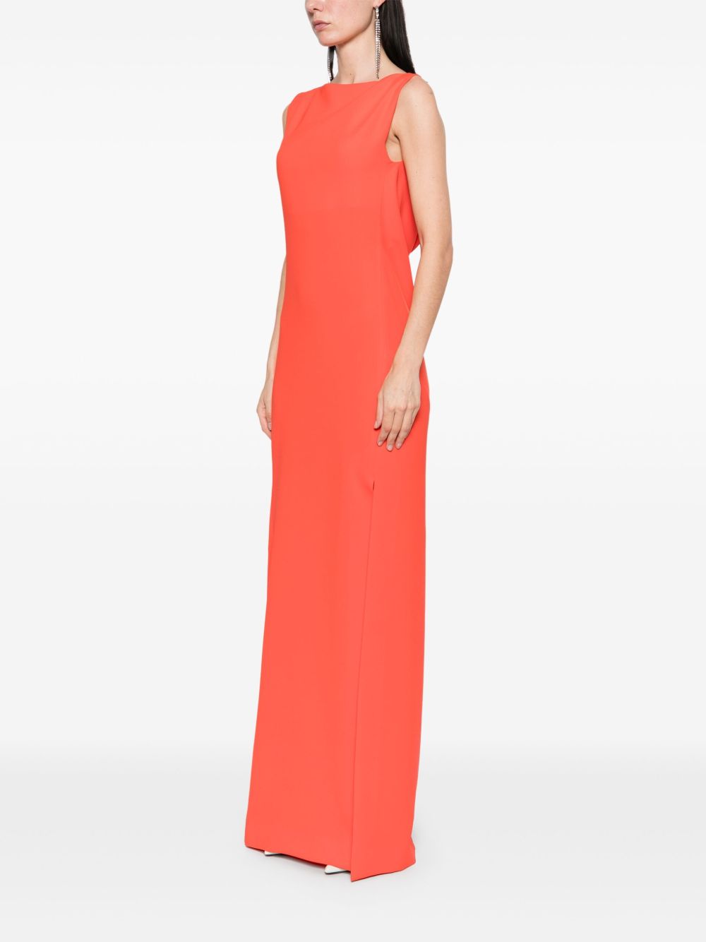Abito con dettaglio a catena creso in rosso Maxmara pianoforte - donna 