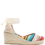 Espadrilles in maglia 65mm in multicolore Missoni - donna 