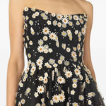 Abito midi in tulle daisy Monique Lhuillier - donna 