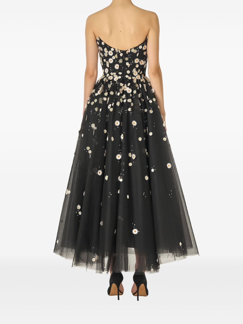 Abito midi in tulle daisy Monique Lhuillier - donna 