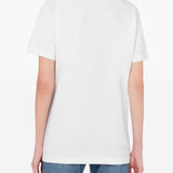 T-shirt con stampa in bianco Moschino - donna 