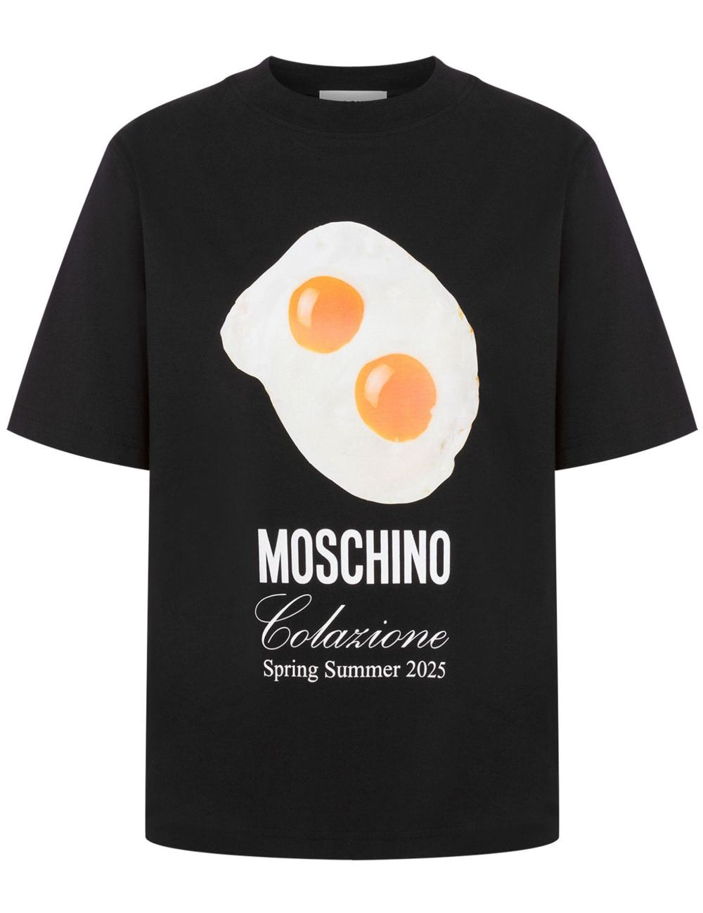 T-shirt con stampa in nero Moschino - donna 