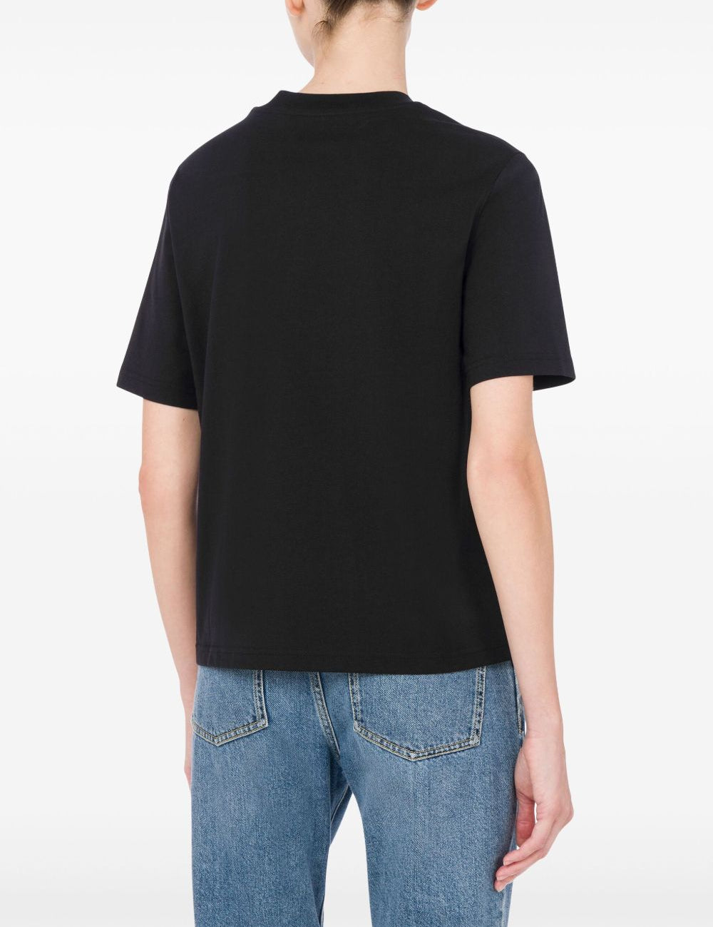 T-shirt con stampa in nero Moschino - donna 