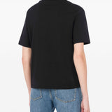 T-shirt con stampa in nero Moschino - donna 
