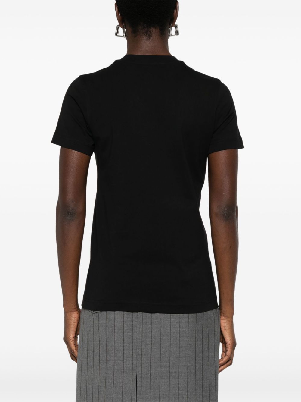 T-shirt con stampa teddy in nero Moschino - donna 