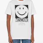 T-shirt con stampa in bianco Moschino - donna 