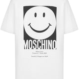 T-shirt con stampa in bianco Moschino - donna 