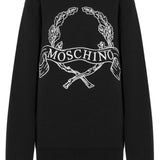 Felpa con stampa in nero Moschino - donna 