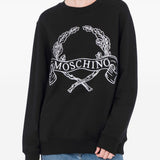 Felpa con stampa in nero Moschino - donna 