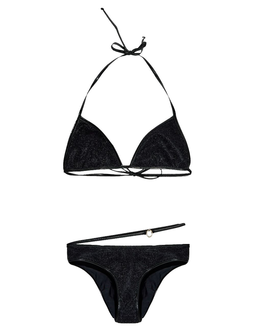 Set bikini con lurex in nero Oséree - donna 