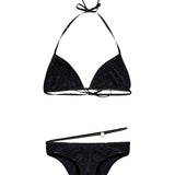 Set bikini con lurex in nero Oséree - donna 