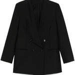 Blazer doppiopetto in nero Philosophy Di Lorenzo Serafini - donna 