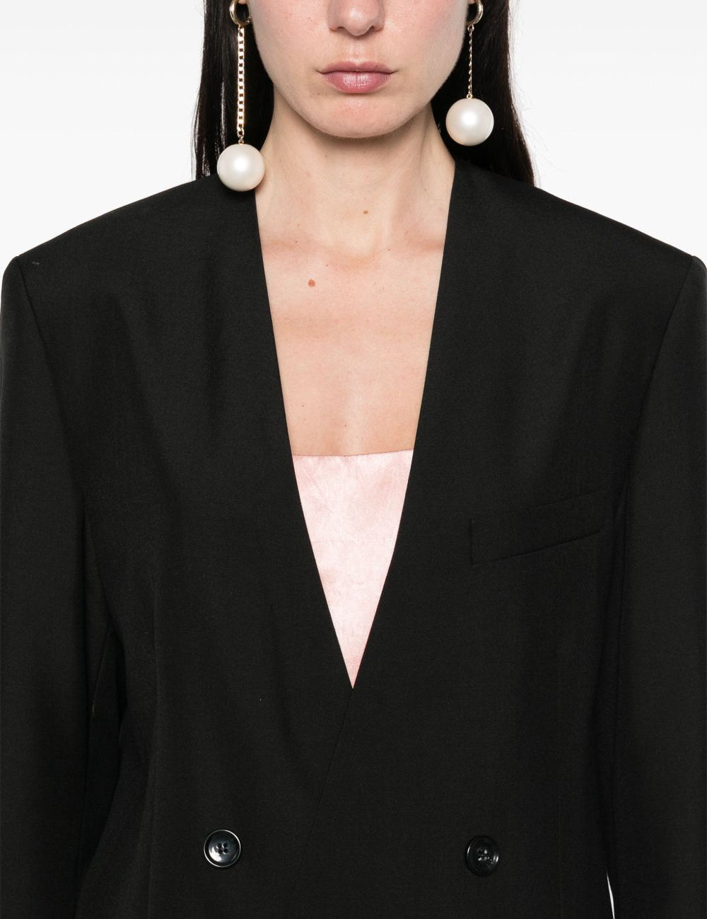 Blazer doppiopetto in nero Philosophy Di Lorenzo Serafini - donna 