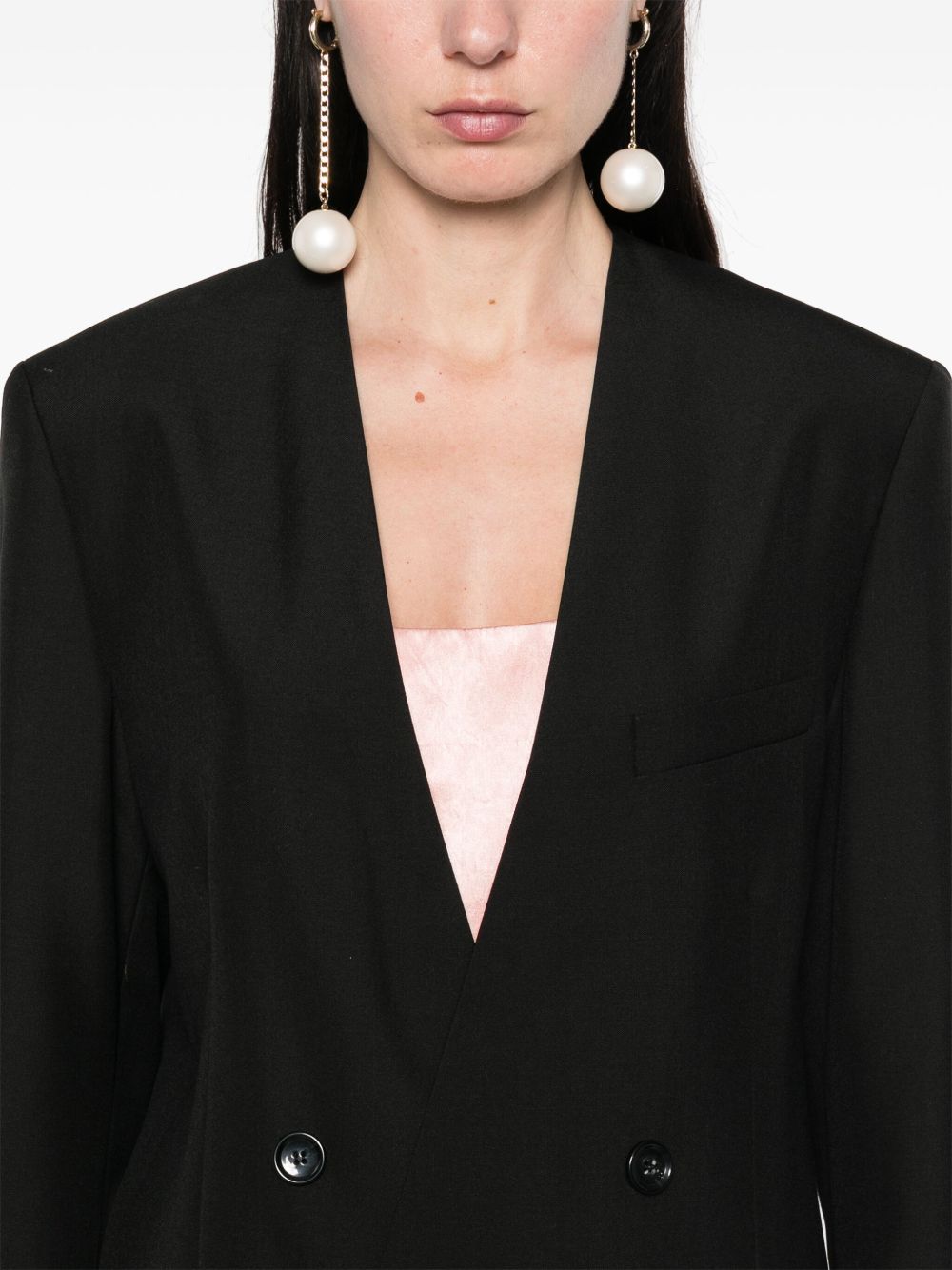 Blazer doppiopetto in nero Philosophy Di Lorenzo Serafini - donna 