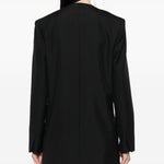 Blazer doppiopetto in nero Philosophy Di Lorenzo Serafini - donna 