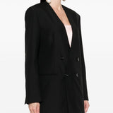 Blazer doppiopetto in nero Philosophy Di Lorenzo Serafini - donna 
