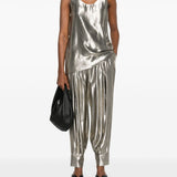 Canotta in lamé argento Philosophy Di Lorenzo Serafini - donna 